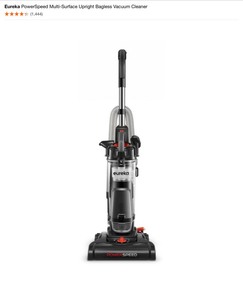 Eureka PowerSpeed Multi-Surface Upright Bagless Vacuum Cleaner. See Pictures