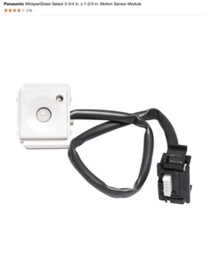 (14) Panasonic WhisperGreen Select 3-34 in. x 1-23 in. Motion Sensor Module. See Pictures