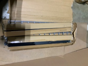 Husky 86 in. H x 48 in. W x 18 in. D Black Steel 6-Shelves Shelving Unit. See Pictures