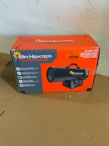 Mr. Heater Contractor 35,000 BTU Forced Air Propane Space Heater with 10 ft. Hose and Regulator. See Pictures