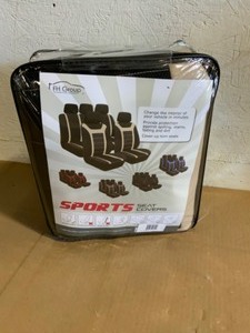 FH Group Fabric 47 in. x 23 in. x 1 in. Full Set Sports Car Seat Covers. See Pictures