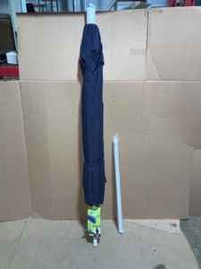California Umbrella 9 ft. Aluminum Collar Tilt Patio Umbrella in Navy Blue Olefin. See Pictures