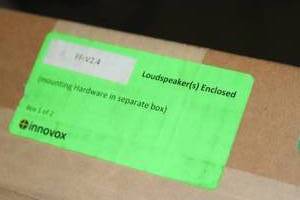 lot 10 image: Miscellaneous Lot of Innovox Soundbar Sound Bar Pro Audio Speakers & Mounting Brackets - Mostly New