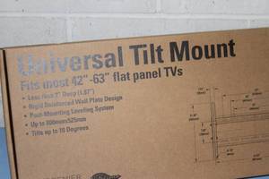 lot 34 image: New in Box - Universal Flatscreen Tilt Wall Mount by Premier Mounts - P4263T