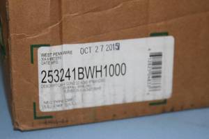 lot 64 image: West Penn 253241BWH1000 4C 22G Stranded Shielded Premium Pro Audio Communication Cable - White - Spool of 1000 Feet