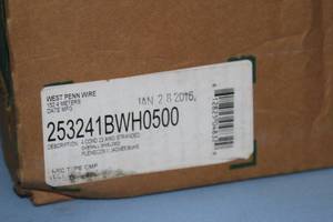 lot 65 image: West Penn 253241BWH0500 4C 22G Stranded Shielded Premium Pro Audio Communication Cable - White - Spool of 500 Feet
