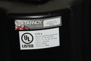lot 68 image: Pair of Tannoy CVS 6 CVS6 6 240-Watt Coaxial Pro Audio Ceiling Loudspeakers  Speakers