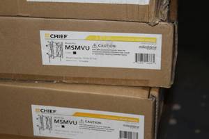 lot 74 image: Lot of Miscellaneous NEW Chief Professional Audio & Video Equipment Items  Accessories - As Pictured