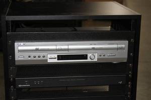 lot 87 image: Middle Atlantic Equipment Enclosure  Rack with Miscellaneous Pro Audio & Video Equipment