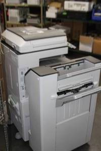 lot 115 image: Ricoh Aficio  MP C3503 Office Copier  Printer with 9 Color Control Panel Automatic Duplexing & More