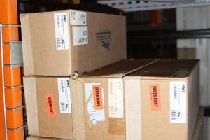 lot 125 image: Huge Lot - 12 Pallet Section of NEW Pro Audio  Video Items & Accessories