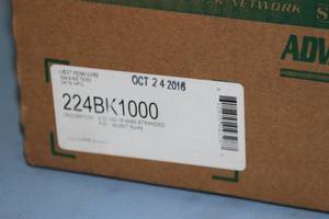 lot 133 image: West Penn 224BK1000 182 Pro Audio Speaker Cable - 1,000 Foot  Feet 1000 Reel - NEW