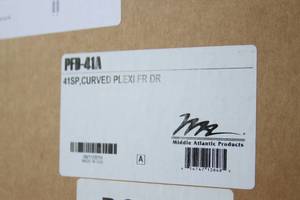 lot 146 image: Lot of 5 - NEW - Middle Atlantic Equipment Rack Door Lot - As Pictured - MSRP $3,300