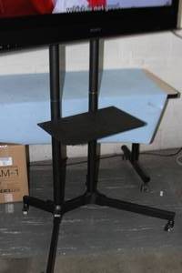 lot 88 image: Sony Bravia 46 1080p 240Hz LED-LCD HDTV High Def Television  Display with Rolling Stand - Model KDL-46NX800