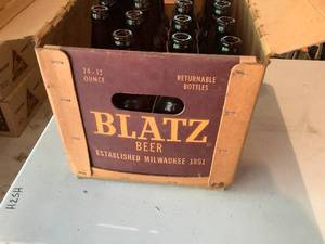 Vintage Blatz Glass Bottles