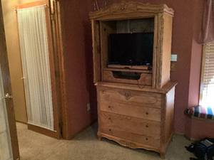 Oakwood Interiors Armoire and TV
