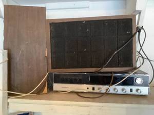 Boyds Solid State Stereo Receiver and Speaker