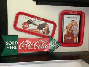 Vintage Coca-Cola Tin Signs