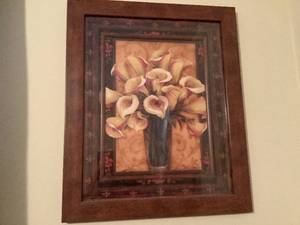 Framed Floral Painting 2