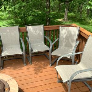 Set of 6 Patio Chairs