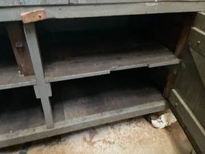 Work Bench and Cabinet
