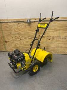 lot 3 image: CHAMPION POWER EQUIPMENT 19 in. 212cc 4-Stroke Gas Garden Counter Rotating Rear Tine Tiller with Self-Propelled Agricultural Tires