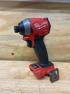 lot 9 image: MILWAUKEE M18 FUEL 18-Volt Lithium-Ion Brushless Cordless 14 in. Hex Impact Driver (Tool-Only)