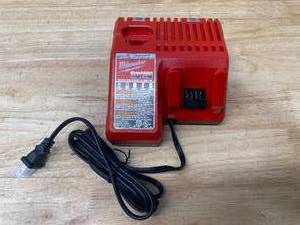 lot 13 image: MILWAUKEE M12 or M18 18V and 12V Multi Voltage Lithium Ion Battery Charger w Onboard Fuel Gauge