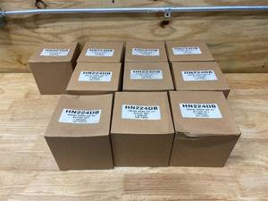 lot 120 image: CELLUCAP HAIRNETS Lot of 10 Boxes of- HN224DB HN200 Dark Brown 24