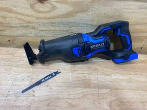 lot 107 image: KOBALT XTR 24-volt Max Variable Speed Brushless Cordless Reciprocating Saw with Case (Tool Only)