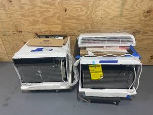 lot 63 image: LG ELECTRONICS Lot of 2-  22,000 BTU 230208-Volt Dual Inverter Window Air Conditioners (Model #LW2217IVSM)