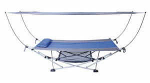lot 75 image: MAC SPORTS Portable Folding Hammock with Carrying Bag