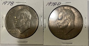 1978 Eisenhower Dollars - P & D