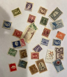 30 Different Canadian Stamps