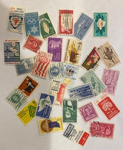30 Different US Large Stamps
