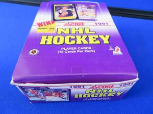 1991 SCORE NHL PLAYER CARDS