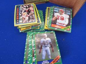 1986 TOPPS FOOTBALL CARDS