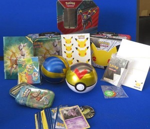 POKEMON TINS AND CARDS