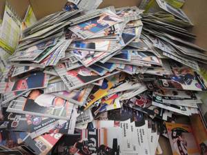 HUGE MYSTERY BOX OF BASEBALL AND HOCKEY CARDS