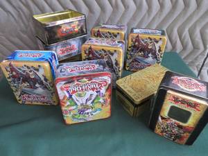 ASSORTMENT OF YU-GI-OH TINS