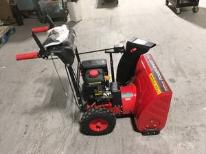 PowerSmart 24 in. 2-Stage Electric Start Gas Snow Blower with LED Light - Customer Returns - Review all pictures