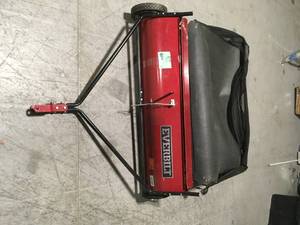 Everbilt 48 in. 15 cu. ft. Lawn Sweeper - Customer Return - Review all pictures