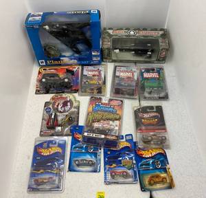 Misc. Hotwheels NIB And Misc Airplanes, Maisto Marvel And More
