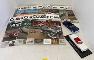 Classic Car Magazines And Die-Cast Cars