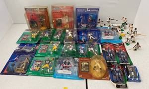 Large Group Of Misc. Sports Action Figures Most Are NIB