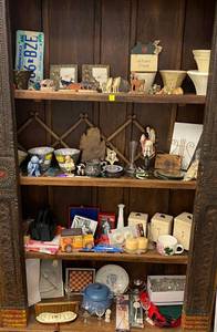 4 Shelves Full Of Misc. Household items (SHELF NOT INCLUDED).