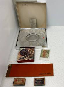 Group Of Misc. Including Vintage Irish Hospitals Sweepstake Ticket And Vintage Judgment Notes In Book And More