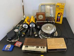 Group Of misc. Electronics And Genesis Games including Street Fighter II And More