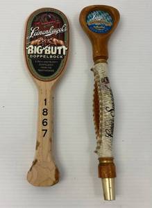 Leinies Oktoberfest And Big Butt DoppelBock Beer Bar Tap Handles