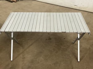 lot 26 image: Alps Two-Piece Aluminum Camp Table